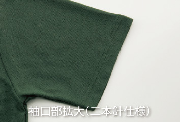 オリジナルポロシャツ 00193cpリブを使用しないスマートな袖口