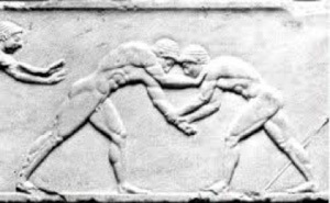 古代ギリシアのレスリング