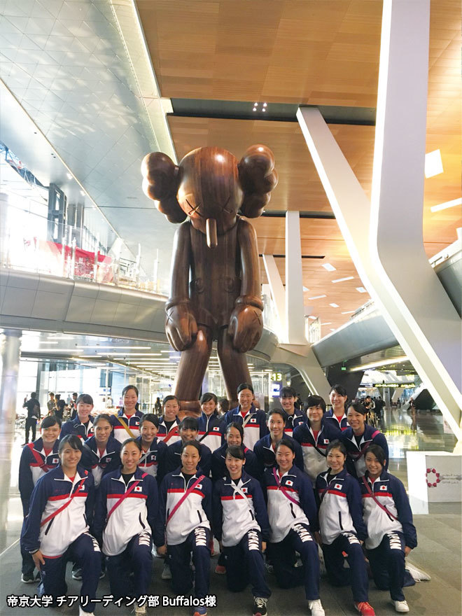 エイティズオーダーウィンドブレーカー 帝京大学チアリーディング部Buffalos様
