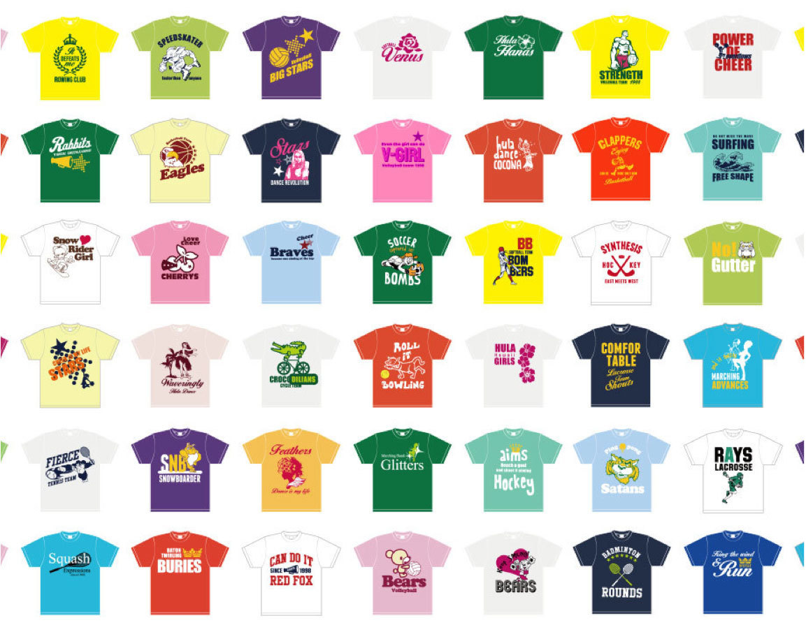 お洒落にオリジナルtシャツのデザイン作成 エイティズ チームウェア プロショップ お洒落にオリジナルtシャツのデザイン作成 エイティズ チームウェア プロショップ